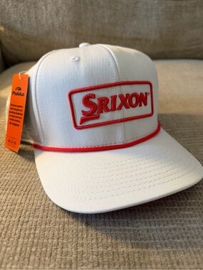 Srixon White & Red Golf Hat